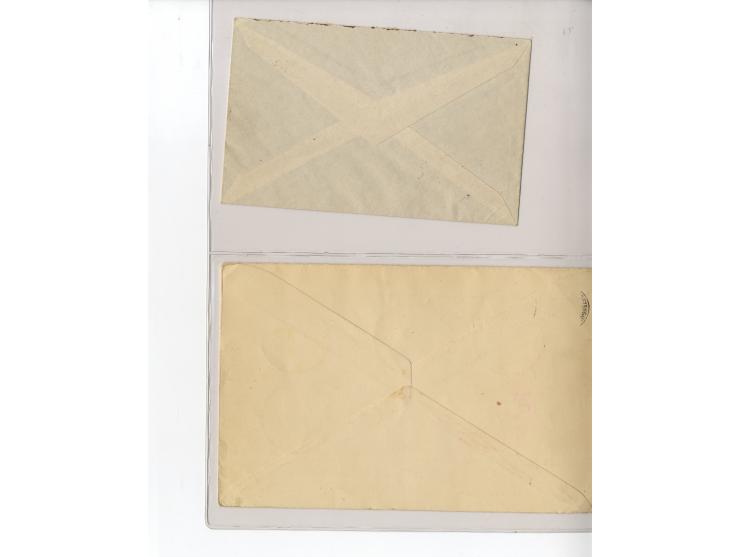 1929/39, interessante Sammlung mit über 50 Briefen, Karten und wenigen älteren Ansichtskarten, dabei gute Frankaturen, besser