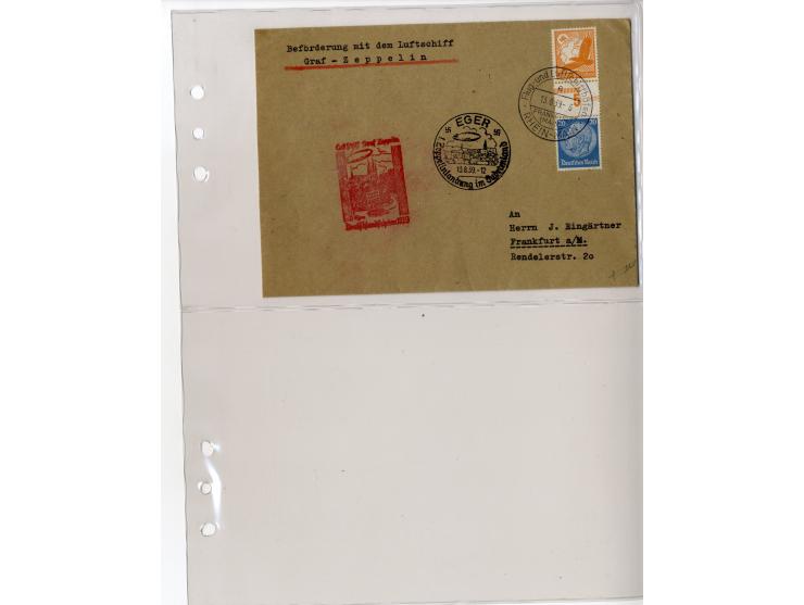 1929/39, interessante Sammlung mit über 50 Briefen, Karten und wenigen älteren Ansichtskarten, dabei gute Frankaturen, besser