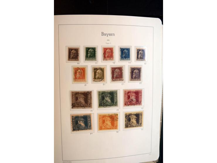Baden bis Württemberg, ungebrauchte und gestempelte Sammlung mit u.a. Bayern Mi.-Nr. 26X sign. Brettl BPP, 26Y Fotoattest Sem