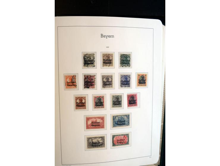 Baden bis Württemberg, ungebrauchte und gestempelte Sammlung mit u.a. Bayern Mi.-Nr. 26X sign. Brettl BPP, 26Y Fotoattest Sem