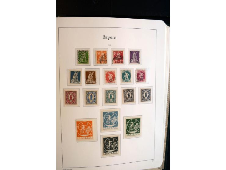 Baden bis Württemberg, ungebrauchte und gestempelte Sammlung mit u.a. Bayern Mi.-Nr. 26X sign. Brettl BPP, 26Y Fotoattest Sem