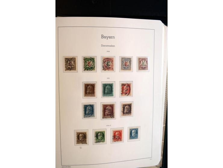 Baden bis Württemberg, ungebrauchte und gestempelte Sammlung mit u.a. Bayern Mi.-Nr. 26X sign. Brettl BPP, 26Y Fotoattest Sem