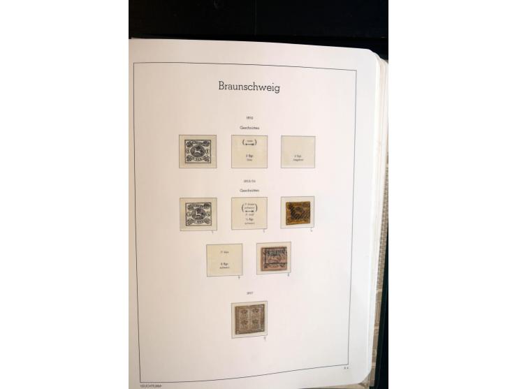 Baden bis Württemberg, ungebrauchte und gestempelte Sammlung mit u.a. Bayern Mi.-Nr. 26X sign. Brettl BPP, 26Y Fotoattest Sem