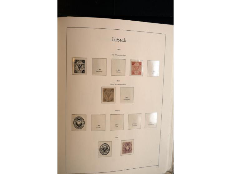 Baden bis Württemberg, ungebrauchte und gestempelte Sammlung mit u.a. Bayern Mi.-Nr. 26X sign. Brettl BPP, 26Y Fotoattest Sem