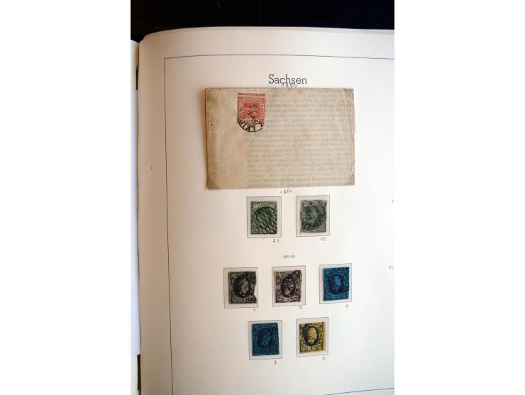 Baden bis Württemberg, ungebrauchte und gestempelte Sammlung mit u.a. Bayern Mi.-Nr. 26X sign. Brettl BPP, 26Y Fotoattest Sem