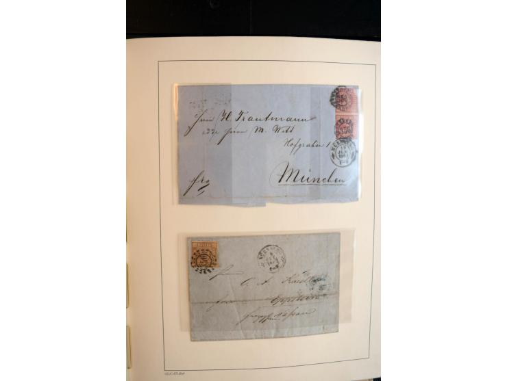 Baden bis Württemberg, ungebrauchte und gestempelte Sammlung mit u.a. Bayern Mi.-Nr. 26X sign. Brettl BPP, 26Y Fotoattest Sem