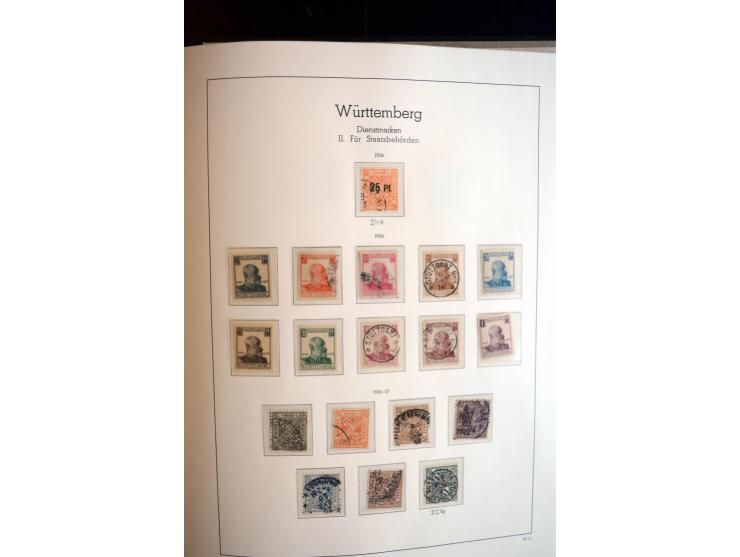 Baden bis Württemberg, ungebrauchte und gestempelte Sammlung mit u.a. Bayern Mi.-Nr. 26X sign. Brettl BPP, 26Y Fotoattest Sem
