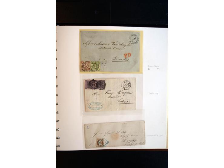 Baden bis Thurn und Taxis (ohne Bayern), ungebrauchte und gestempelte Sammlung mit vielen besseren Werten dabei u.a. Braunsch