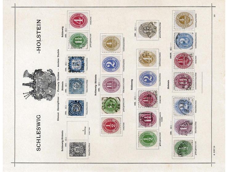 Baden bis Württemberg, ungebrauchte und gestempelte alte Sammlung mit einigen guten Werten wie z.B. Württemberg Nr. 42; einig