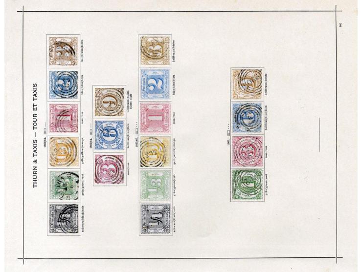 Baden bis Württemberg, ungebrauchte und gestempelte alte Sammlung mit einigen guten Werten wie z.B. Württemberg Nr. 42; einig