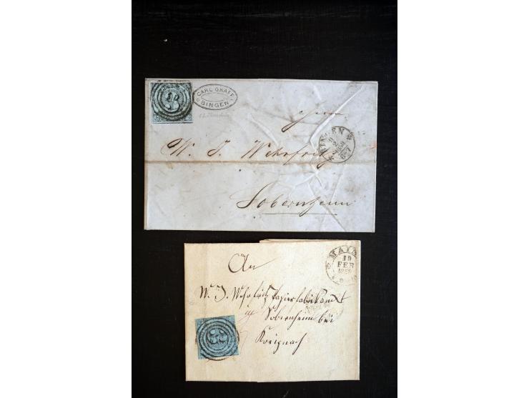 1851/1920, umfangreicher Posten mit geschätzt über 700 Briefen und Ganzsachen, Schwerpunkt bei Bayern, Preußen, Thurn & Taxis
