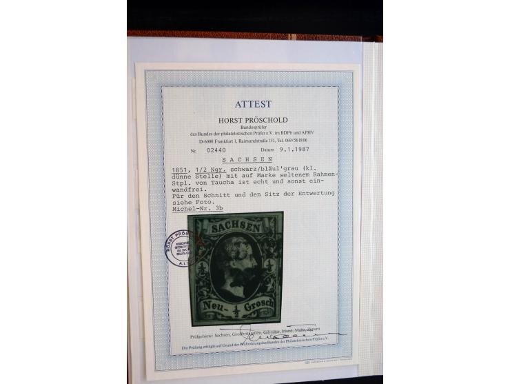 NUMMERN- UND ORTSSTEMPEL: Sehr schöne Sammlung mit ingesamt ca. 1700 Marken und Briefstücken in 7 kleinen Steckbüchern; gesam