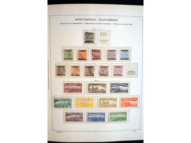 1872/1945, postfrische, ungebrauchte und gestempelte reichhaltige Sammlung mit vielen guten Ausgaben und einigen Besonderheit