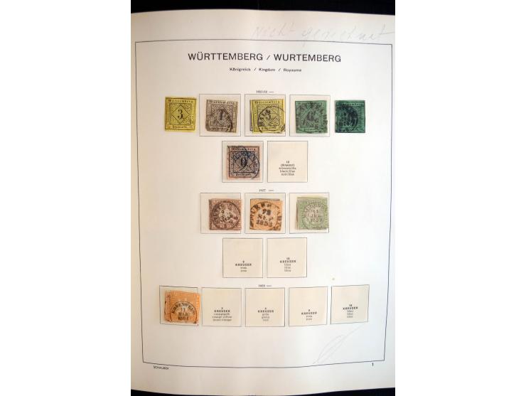 1872/1945, postfrische, ungebrauchte und gestempelte reichhaltige Sammlung mit vielen guten Ausgaben und einigen Besonderheit