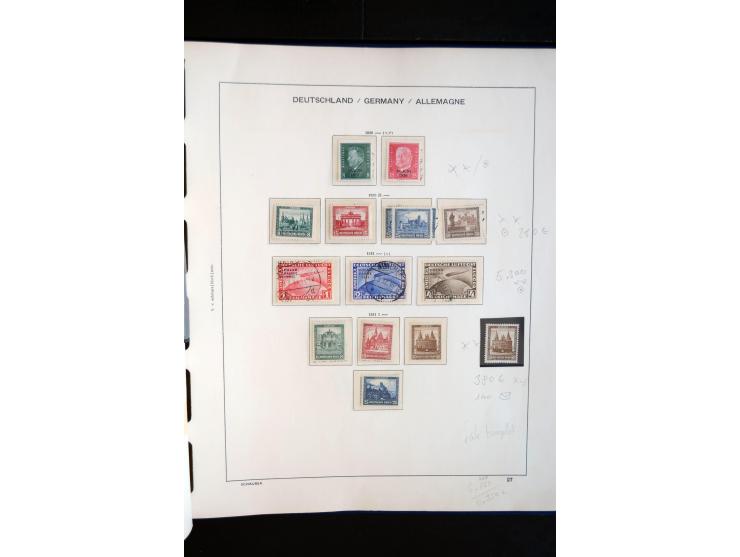 1872/1945, postfrische, ungebrauchte und gestempelte reichhaltige Sammlung mit vielen guten Ausgaben und einigen Besonderheit