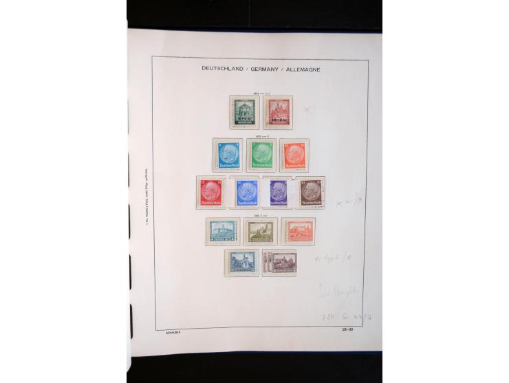 1872/1945, postfrische, ungebrauchte und gestempelte reichhaltige Sammlung mit vielen guten Ausgaben und einigen Besonderheit