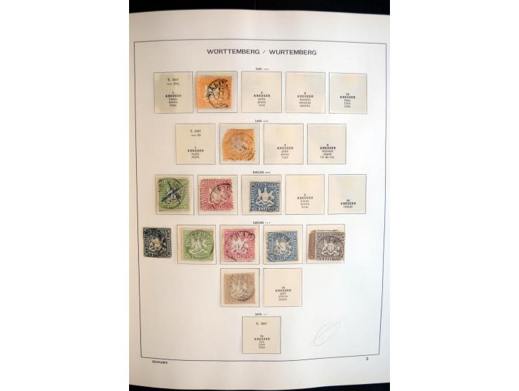 1872/1945, postfrische, ungebrauchte und gestempelte reichhaltige Sammlung mit vielen guten Ausgaben und einigen Besonderheit