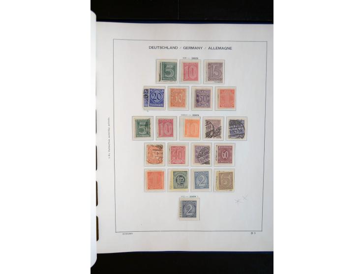 1872/1945, postfrische, ungebrauchte und gestempelte reichhaltige Sammlung mit vielen guten Ausgaben und einigen Besonderheit