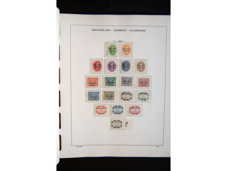 1872/1945, postfrische, ungebrauchte und gestempelte reichhaltige Sammlung mit vielen guten Ausgaben und einigen Besonderheit