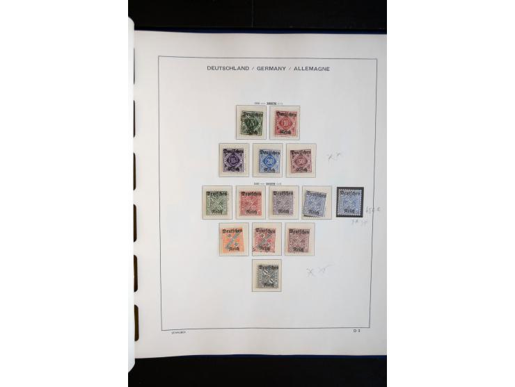 1872/1945, postfrische, ungebrauchte und gestempelte reichhaltige Sammlung mit vielen guten Ausgaben und einigen Besonderheit