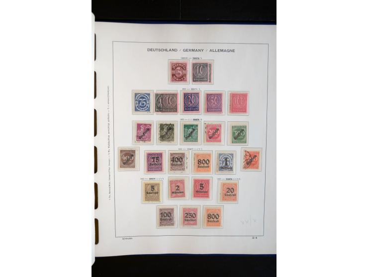 1872/1945, postfrische, ungebrauchte und gestempelte reichhaltige Sammlung mit vielen guten Ausgaben und einigen Besonderheit