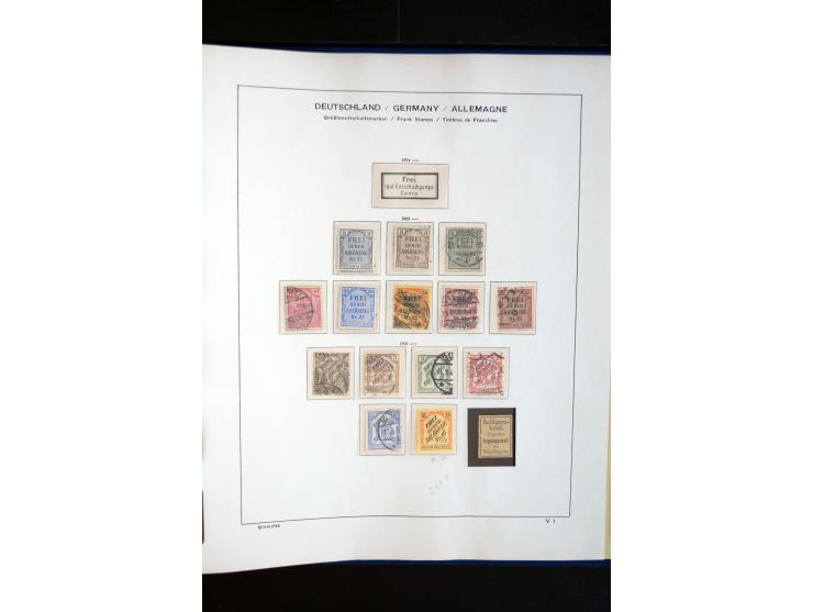 1872/1945, postfrische, ungebrauchte und gestempelte reichhaltige Sammlung mit vielen guten Ausgaben und einigen Besonderheit
