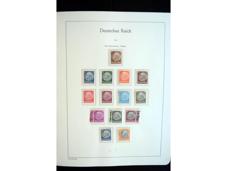 1872/1945, postfrische, ungebrauchte und gestempelte reichhaltige Sammlung mit vielen guten Ausgaben und einigen Besonderheit