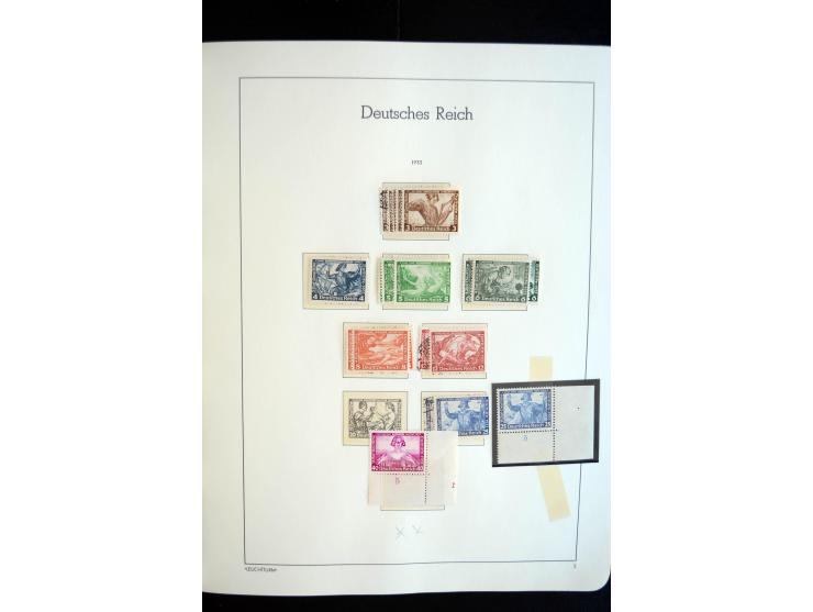 1872/1945, postfrische, ungebrauchte und gestempelte reichhaltige Sammlung mit vielen guten Ausgaben und einigen Besonderheit