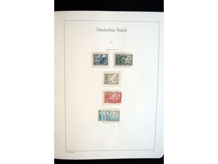 1872/1945, postfrische, ungebrauchte und gestempelte reichhaltige Sammlung mit vielen guten Ausgaben und einigen Besonderheit