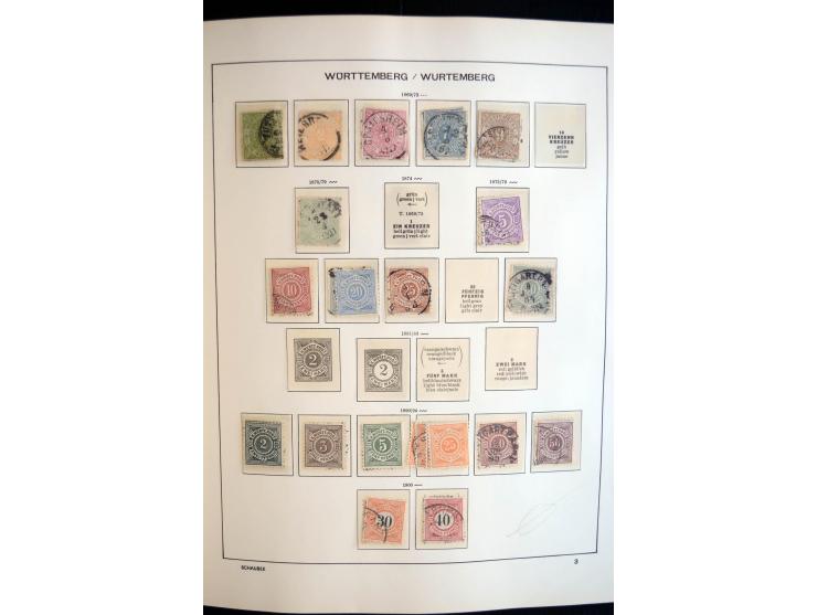 1872/1945, postfrische, ungebrauchte und gestempelte reichhaltige Sammlung mit vielen guten Ausgaben und einigen Besonderheit