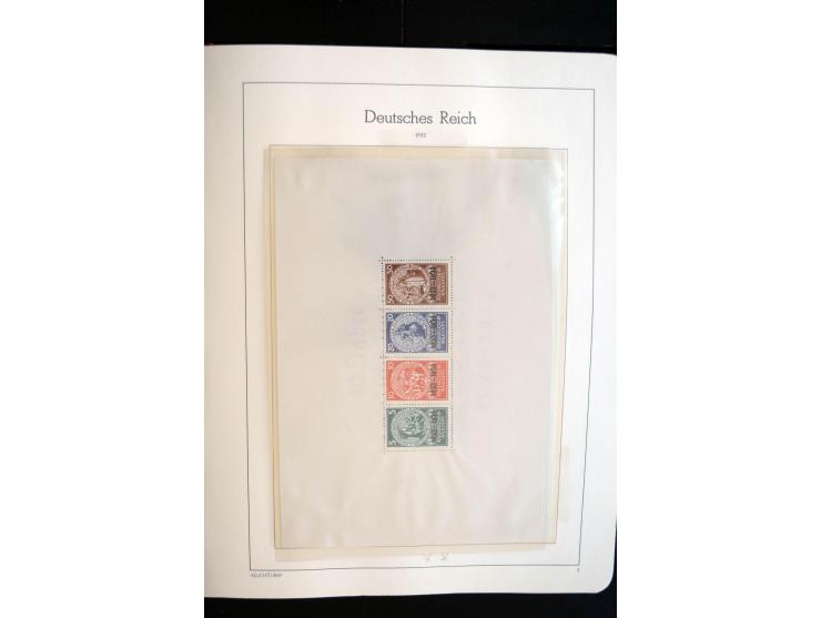 1872/1945, postfrische, ungebrauchte und gestempelte reichhaltige Sammlung mit vielen guten Ausgaben und einigen Besonderheit