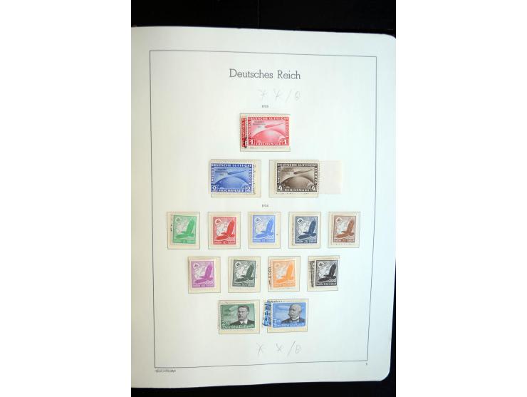 1872/1945, postfrische, ungebrauchte und gestempelte reichhaltige Sammlung mit vielen guten Ausgaben und einigen Besonderheit