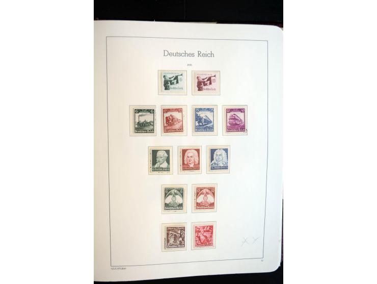 1872/1945, postfrische, ungebrauchte und gestempelte reichhaltige Sammlung mit vielen guten Ausgaben und einigen Besonderheit