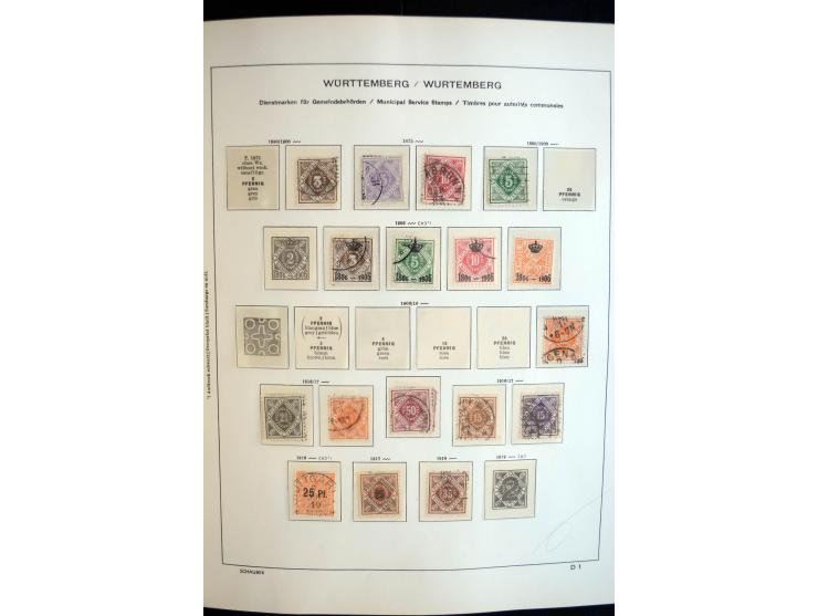 1872/1945, postfrische, ungebrauchte und gestempelte reichhaltige Sammlung mit vielen guten Ausgaben und einigen Besonderheit