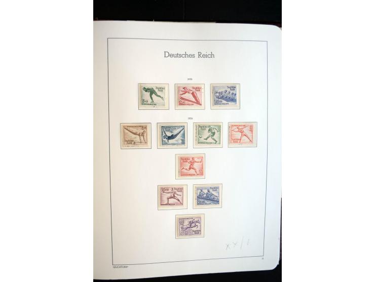 1872/1945, postfrische, ungebrauchte und gestempelte reichhaltige Sammlung mit vielen guten Ausgaben und einigen Besonderheit