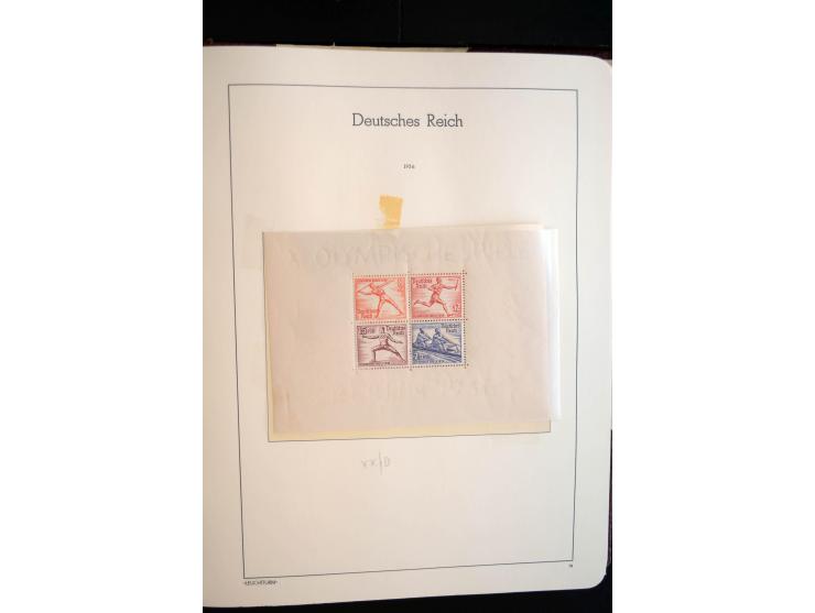 1872/1945, postfrische, ungebrauchte und gestempelte reichhaltige Sammlung mit vielen guten Ausgaben und einigen Besonderheit