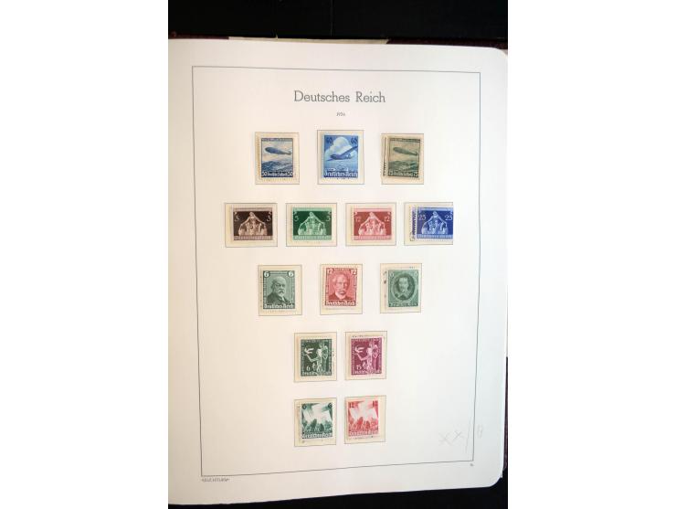 1872/1945, postfrische, ungebrauchte und gestempelte reichhaltige Sammlung mit vielen guten Ausgaben und einigen Besonderheit