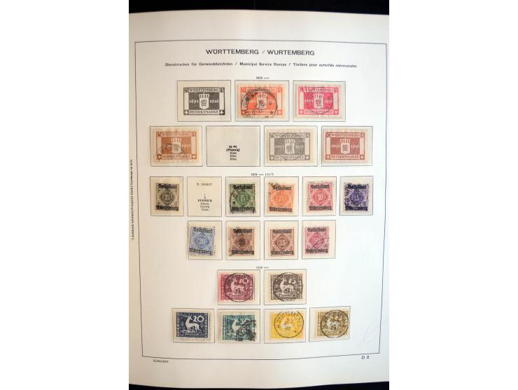 1872/1945, postfrische, ungebrauchte und gestempelte reichhaltige Sammlung mit vielen guten Ausgaben und einigen Besonderheit