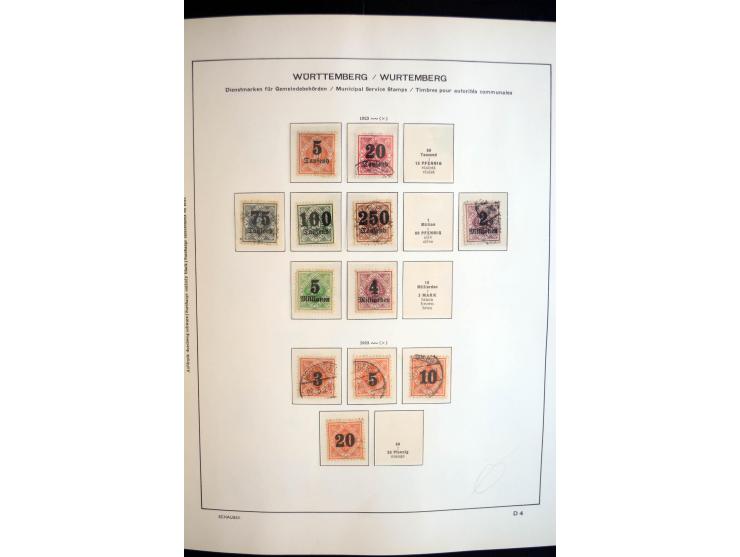 1872/1945, postfrische, ungebrauchte und gestempelte reichhaltige Sammlung mit vielen guten Ausgaben und einigen Besonderheit