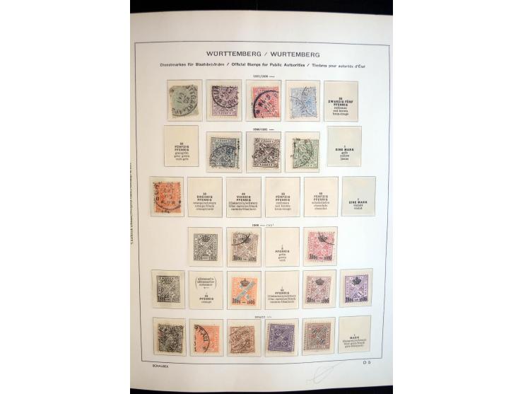 1872/1945, postfrische, ungebrauchte und gestempelte reichhaltige Sammlung mit vielen guten Ausgaben und einigen Besonderheit