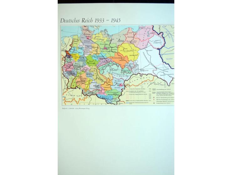1872/1945, gestempelte reichhaltige Sammlung mit u.a. Mi.-Nr. 66, 118a, 177-80, 182, 319B, 330B, 438-39, 456-58 auf Zeppelin-