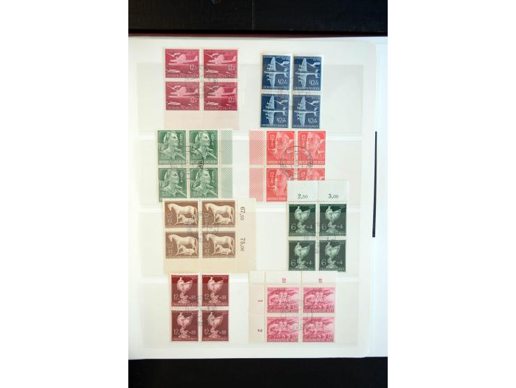 1872/1945, gestempelte reichhaltige Sammlung mit u.a. Mi.-Nr. 66, 118a, 177-80, 182, 319B, 330B, 438-39, 456-58 auf Zeppelin-