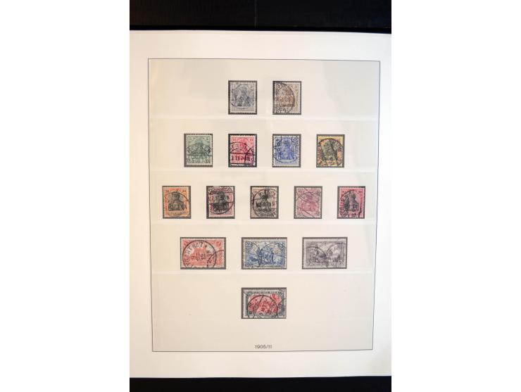 1872/1923, gestempelte reichhaltige Sammlung mit u.a. Mi.-Nr. 24, 27c, 28 (rep.), 29Ib, 49aa, 50aa, 66K-IV, 78Aa, 81Aa, 137II