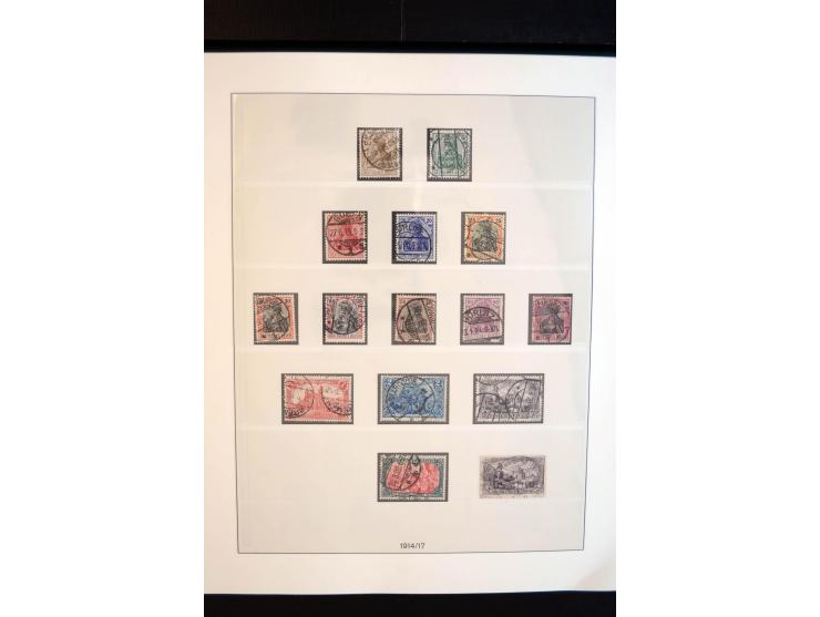 1872/1923, gestempelte reichhaltige Sammlung mit u.a. Mi.-Nr. 24, 27c, 28 (rep.), 29Ib, 49aa, 50aa, 66K-IV, 78Aa, 81Aa, 137II