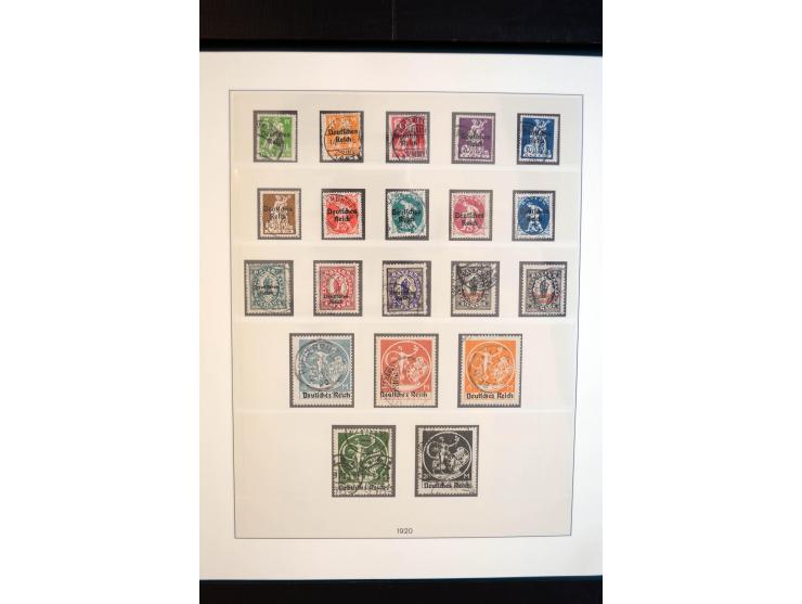 1872/1923, gestempelte reichhaltige Sammlung mit u.a. Mi.-Nr. 24, 27c, 28 (rep.), 29Ib, 49aa, 50aa, 66K-IV, 78Aa, 81Aa, 137II