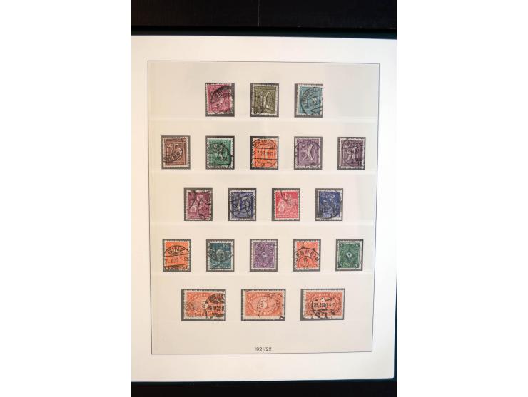 1872/1923, gestempelte reichhaltige Sammlung mit u.a. Mi.-Nr. 24, 27c, 28 (rep.), 29Ib, 49aa, 50aa, 66K-IV, 78Aa, 81Aa, 137II