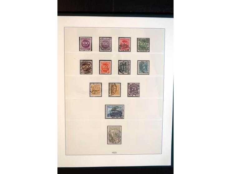 1872/1923, gestempelte reichhaltige Sammlung mit u.a. Mi.-Nr. 24, 27c, 28 (rep.), 29Ib, 49aa, 50aa, 66K-IV, 78Aa, 81Aa, 137II
