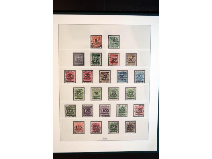 1872/1923, gestempelte reichhaltige Sammlung mit u.a. Mi.-Nr. 24, 27c, 28 (rep.), 29Ib, 49aa, 50aa, 66K-IV, 78Aa, 81Aa, 137II