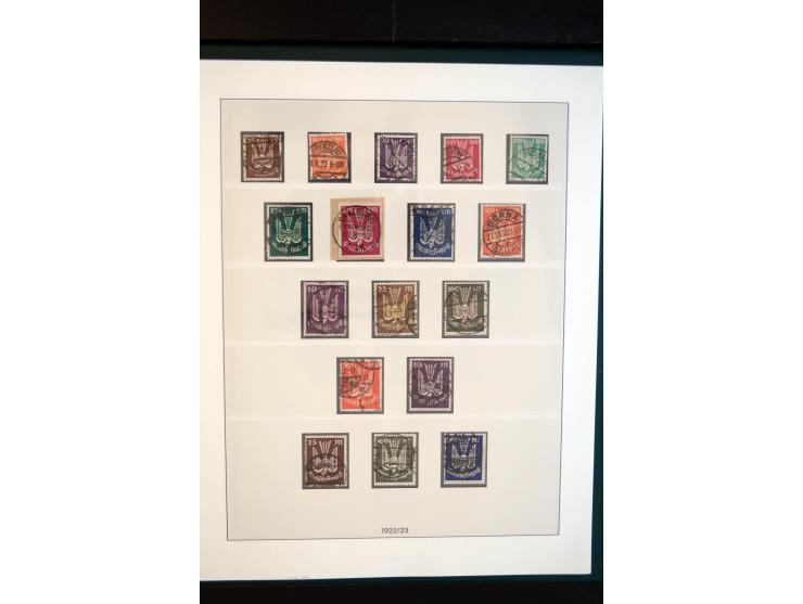 1872/1923, gestempelte reichhaltige Sammlung mit u.a. Mi.-Nr. 24, 27c, 28 (rep.), 29Ib, 49aa, 50aa, 66K-IV, 78Aa, 81Aa, 137II