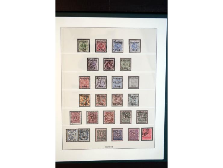 1872/1923, gestempelte reichhaltige Sammlung mit u.a. Mi.-Nr. 24, 27c, 28 (rep.), 29Ib, 49aa, 50aa, 66K-IV, 78Aa, 81Aa, 137II